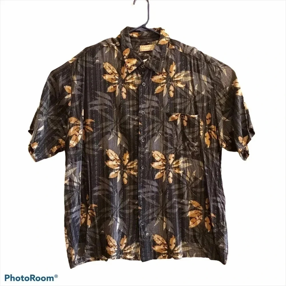 Natural Issue Hawaiian Camp Shirt Short Sleeve